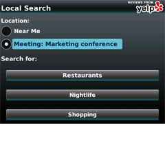 Yelp Local Search